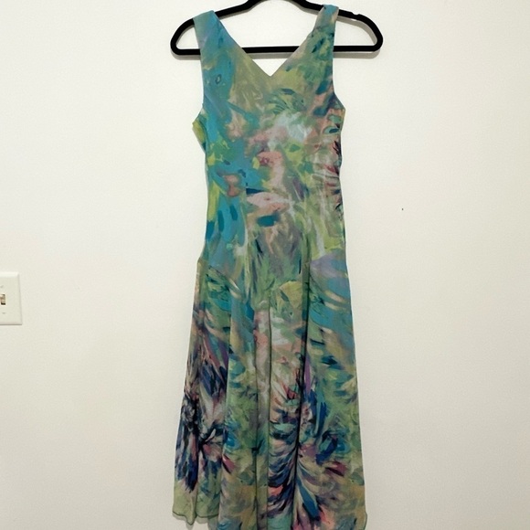 Rabbit Rabbit Rabbit Design Sleeveless Floral Midi Maxi Dress size 6 - Picture 6 of 6